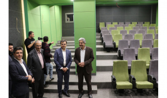 بازدید معاون فرهنگی و اجتماعی وزارت علوم، تحقیقات و فناوری از روند تکمیل و تجهیز پروژه سینمای دانشگاه علامه طباطبائی